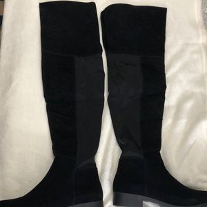 Over the knee black boots 9.5 “Aaliyah”